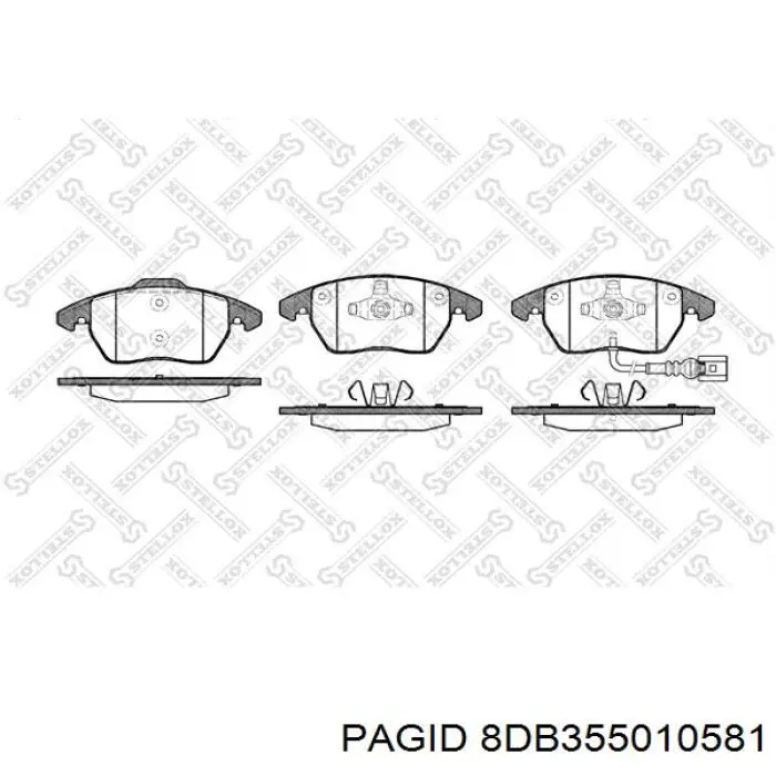 Pastillas de freno delanteras Seat Leon 2 1P1