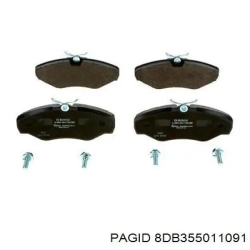 Pastillas de freno delanteras Renault Trafic 2 FL