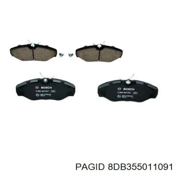 Pastillas de freno delanteras Renault Trafic 2 FL