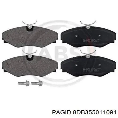 Pastillas de freno delanteras Renault Trafic 2 FL