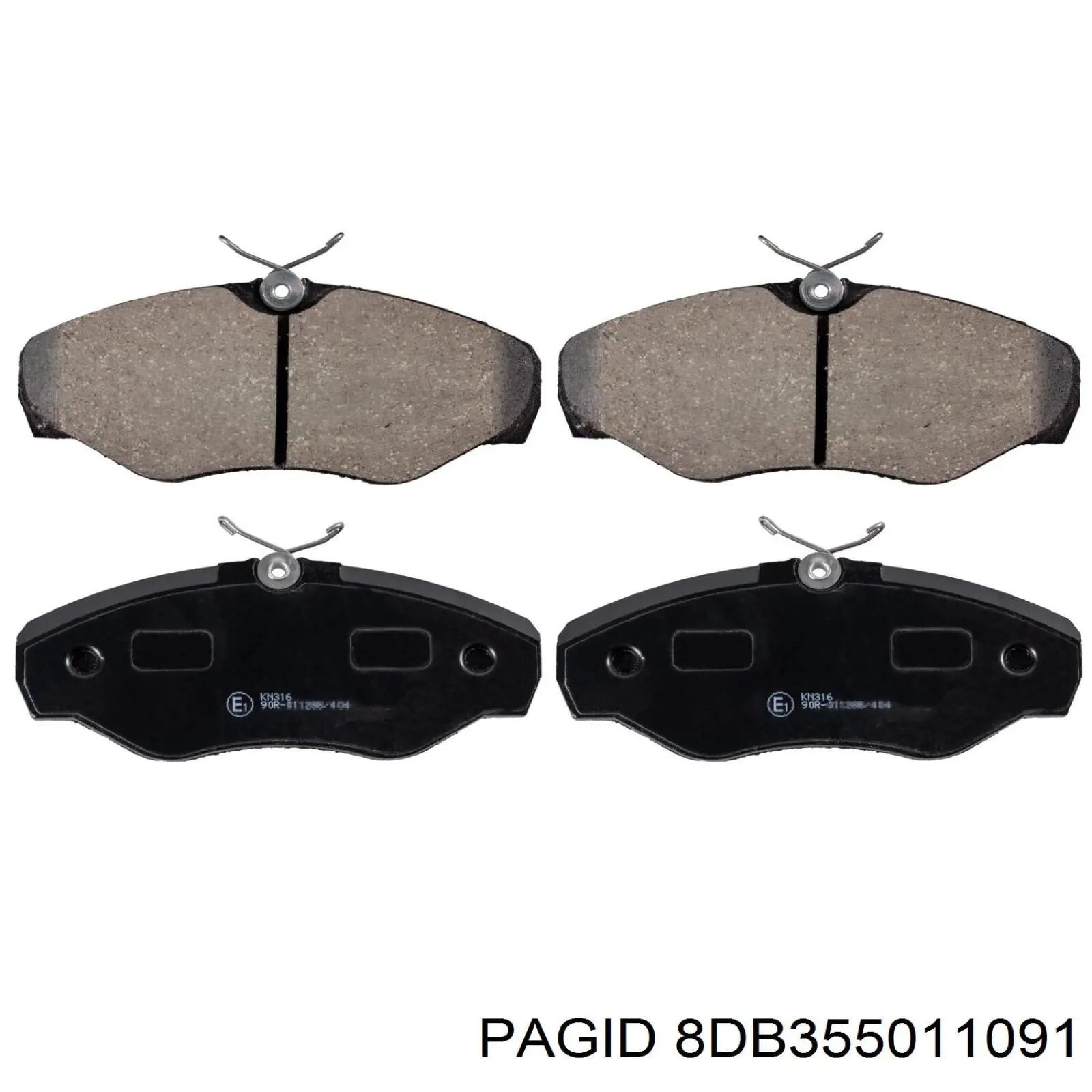 Pastillas de freno delanteras Renault Trafic 2 FL