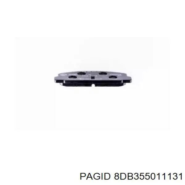 8DB355011131 HELLA-PAGID pastillas de freno traseras