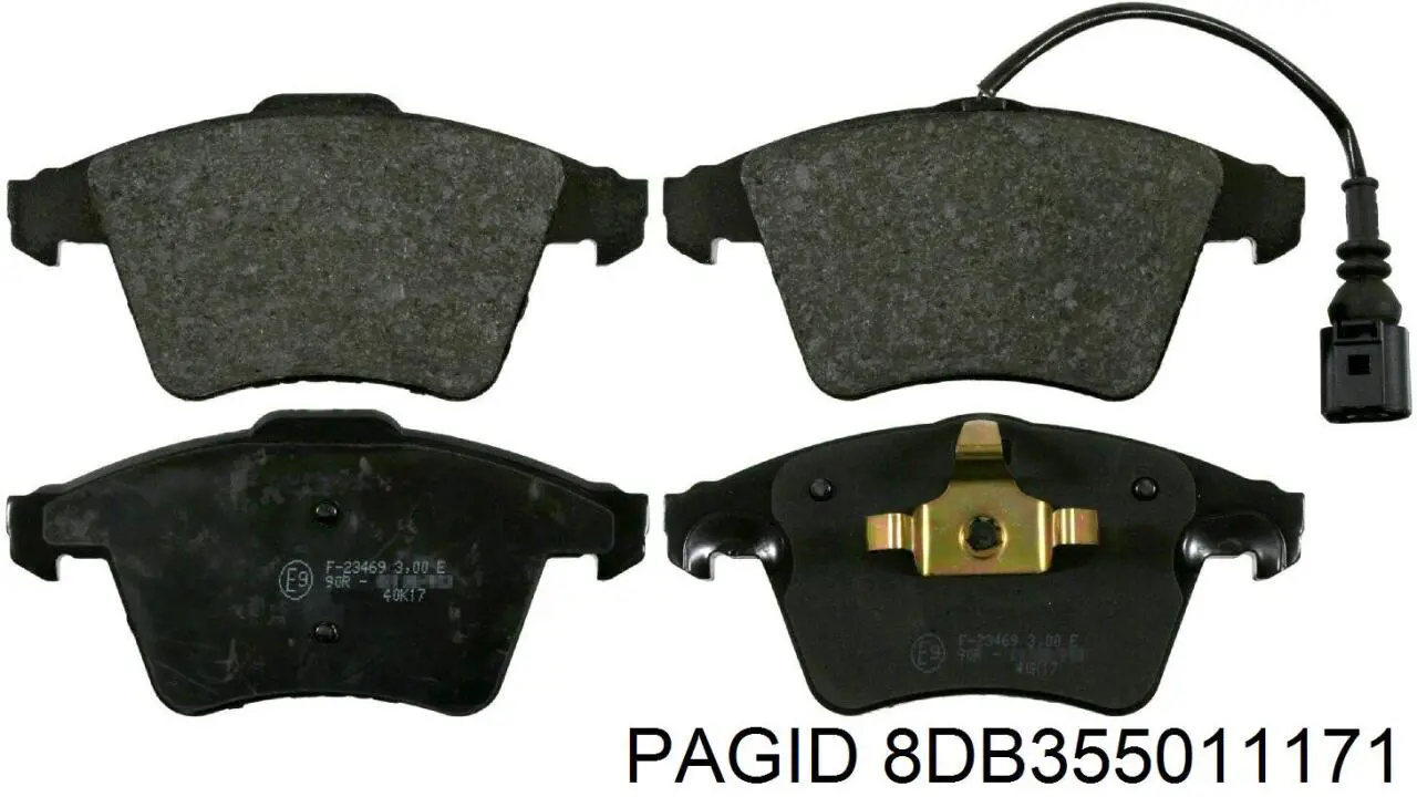 Pastillas de freno delanteras Volkswagen Transporter 7HA, 7HH, 7EA, 7EH