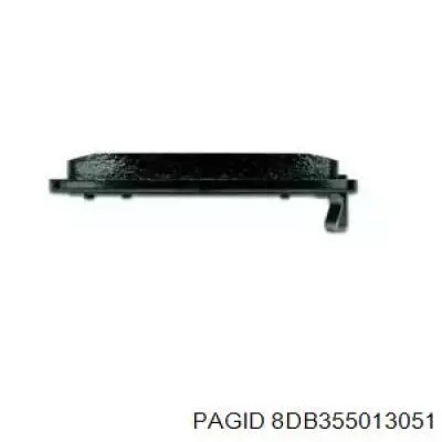 8DB 355 013-051 HELLA-PAGID pastillas de freno delanteras