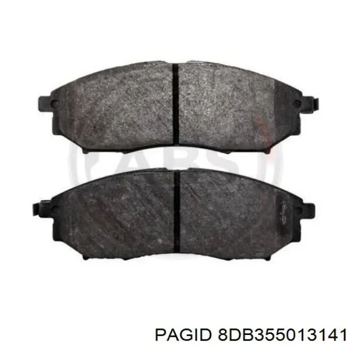 Pastillas de freno delanteras Nissan Navara D40M