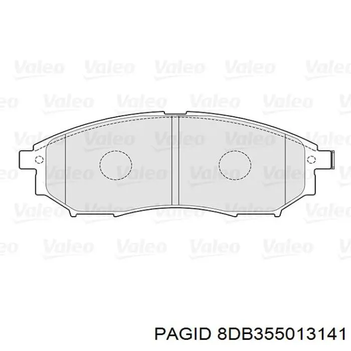 Pastillas de freno delanteras Nissan Navara D40M