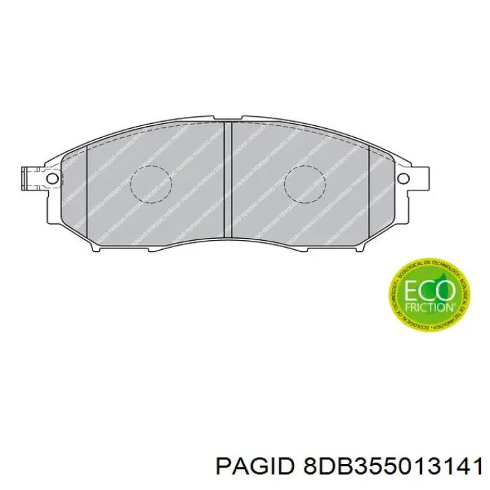 Pastillas de freno delanteras Nissan Navara D40M