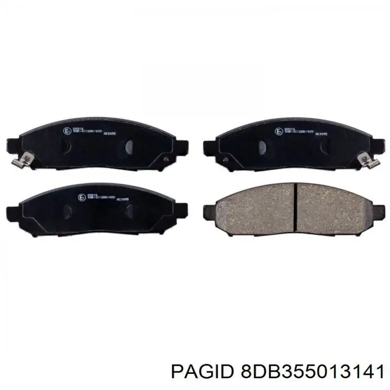 Pastillas de freno delanteras Nissan Navara D40M