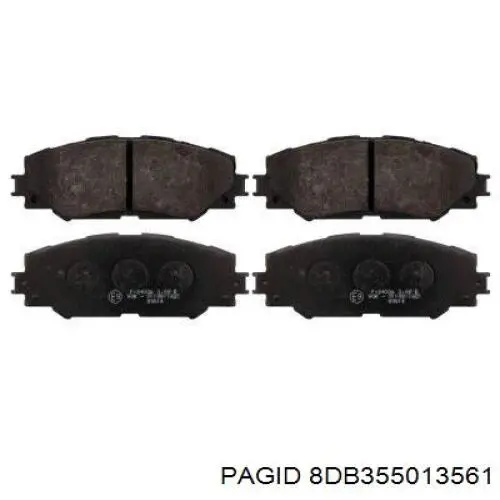 Pastillas de freno delanteras Toyota Corolla E12