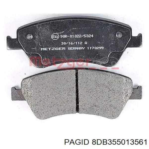 Pastillas de freno delanteras Toyota Corolla E12