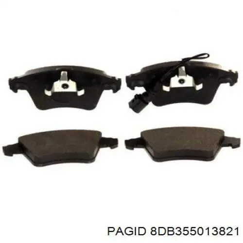 Pastillas de freno delanteras Volkswagen Transporter 7HA, 7HH, 7EA, 7EH