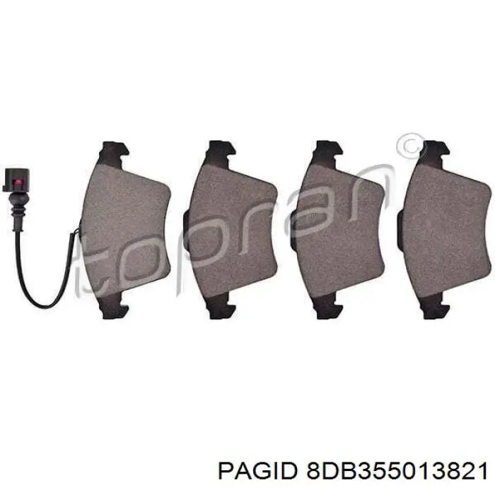 Pastillas de freno delanteras Volkswagen Transporter 7HA, 7HH, 7EA, 7EH