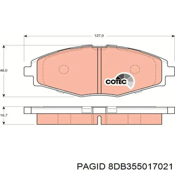 Pastillas de freno delanteras Chevrolet Spark (Matiz) M200, M250