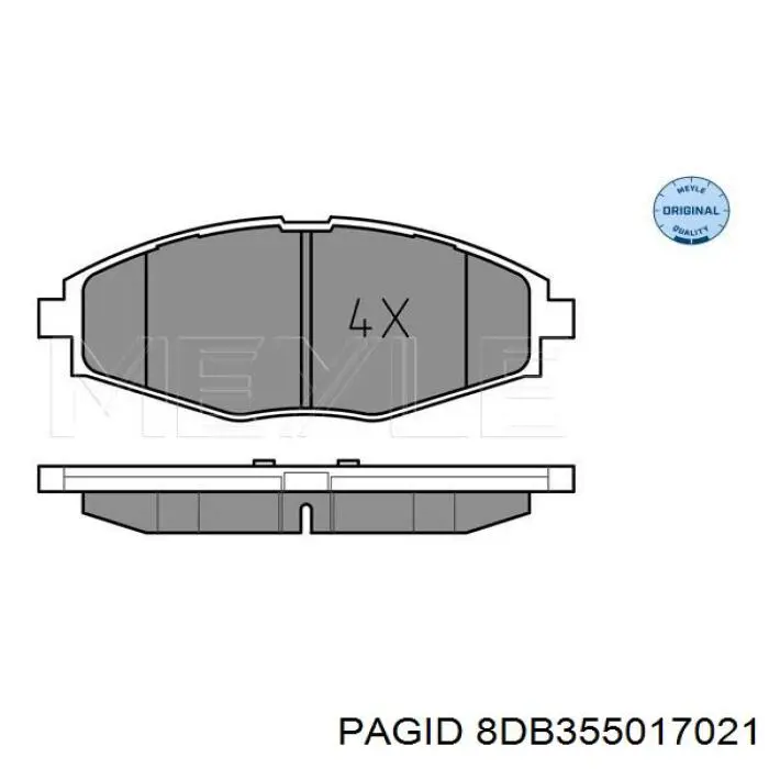 Pastillas de freno delanteras Chevrolet Spark (Matiz) M200, M250