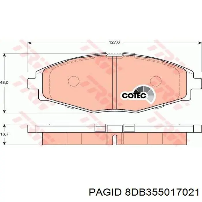 Pastillas de freno delanteras Chevrolet Spark (Matiz) M200, M250