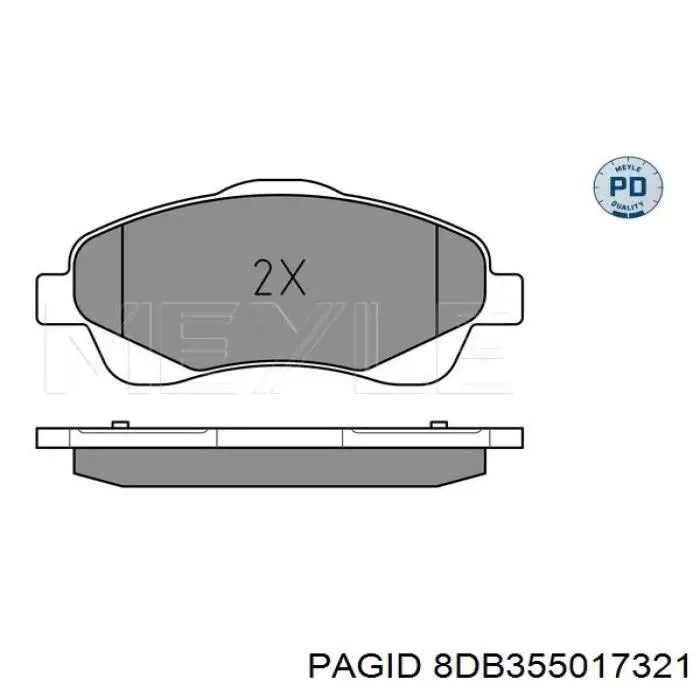 Pastillas de freno delanteras Toyota Corolla R10
