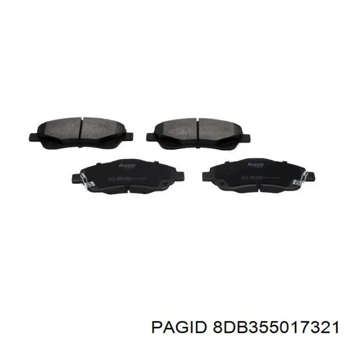 Pastillas de freno delanteras Toyota Corolla R10