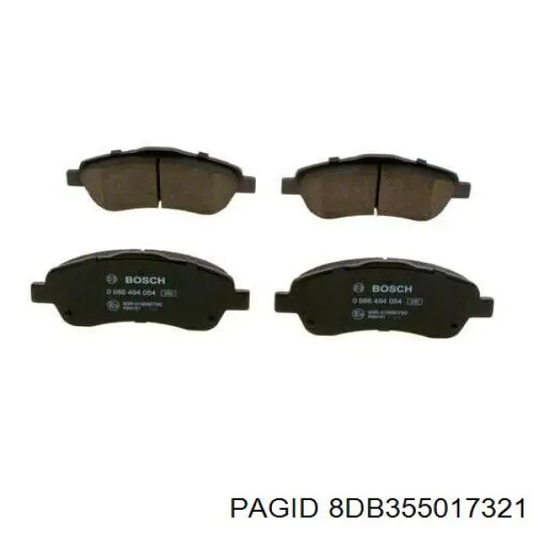 Pastillas de freno delanteras Toyota Corolla R10