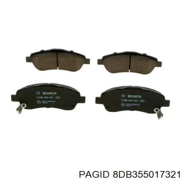 Pastillas de freno delanteras Toyota Corolla R10