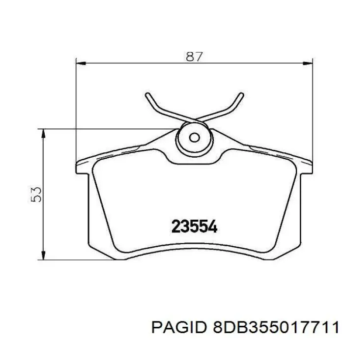 Pastillas de freno traseras Renault Scenic 1 JA0, JA1, FA0