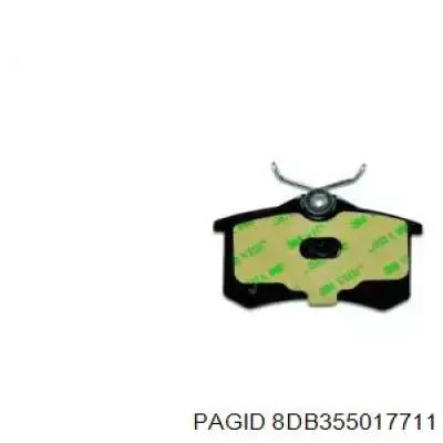 Pastillas de freno traseras Renault Scenic 1 JA0, JA1, FA0