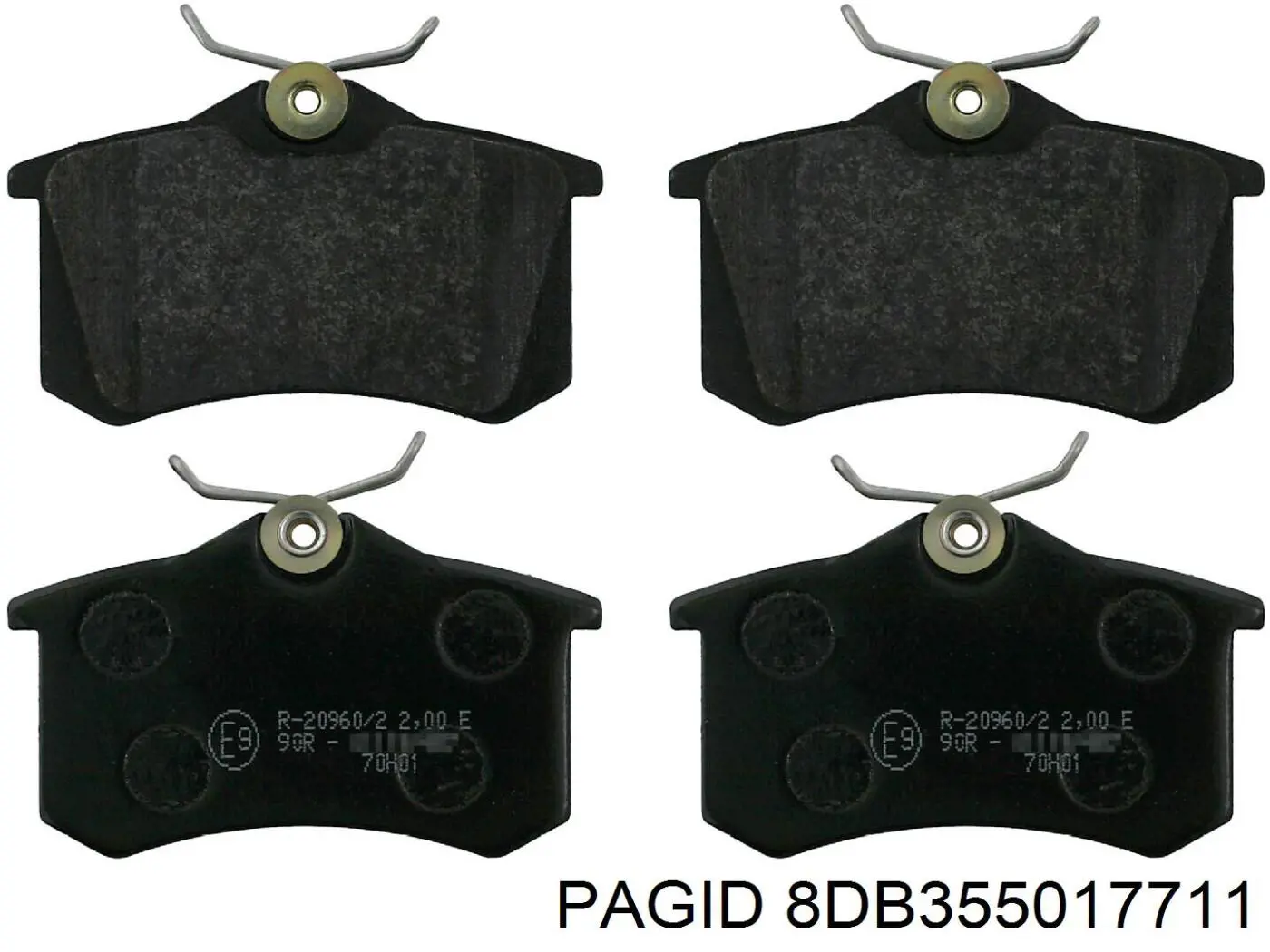 Pastillas de freno traseras Renault Scenic 1 JA0, JA1, FA0