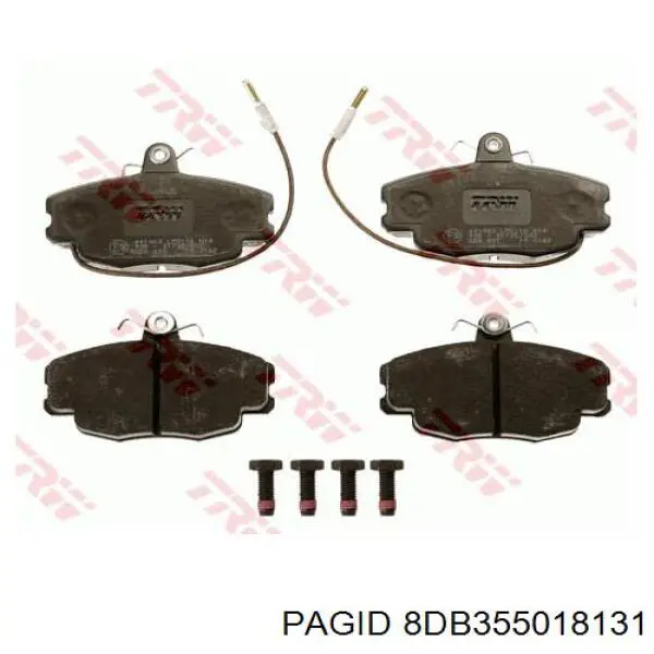 Pastillas de freno delanteras Peugeot 205 2 20A, C