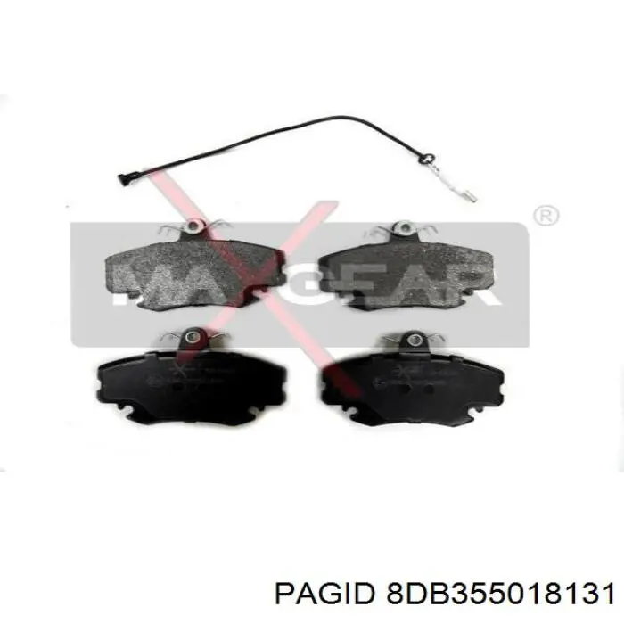Pastillas de freno delanteras Peugeot 205 2 20A, C