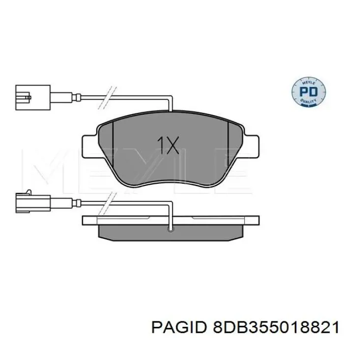 Pastillas de freno delanteras Fiat Stilo 192