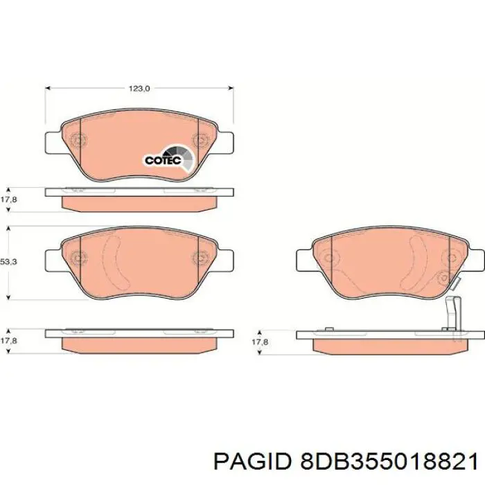 Pastillas de freno delanteras Fiat Stilo 192
