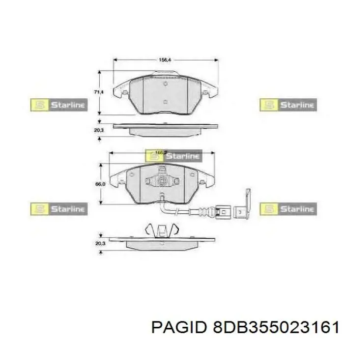 Pastillas de freno delanteras Seat Leon 2 1P1
