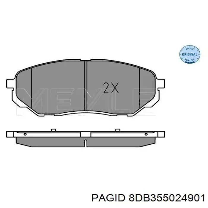 Pastillas de freno delanteras KIA Sorento 3 C5, UM