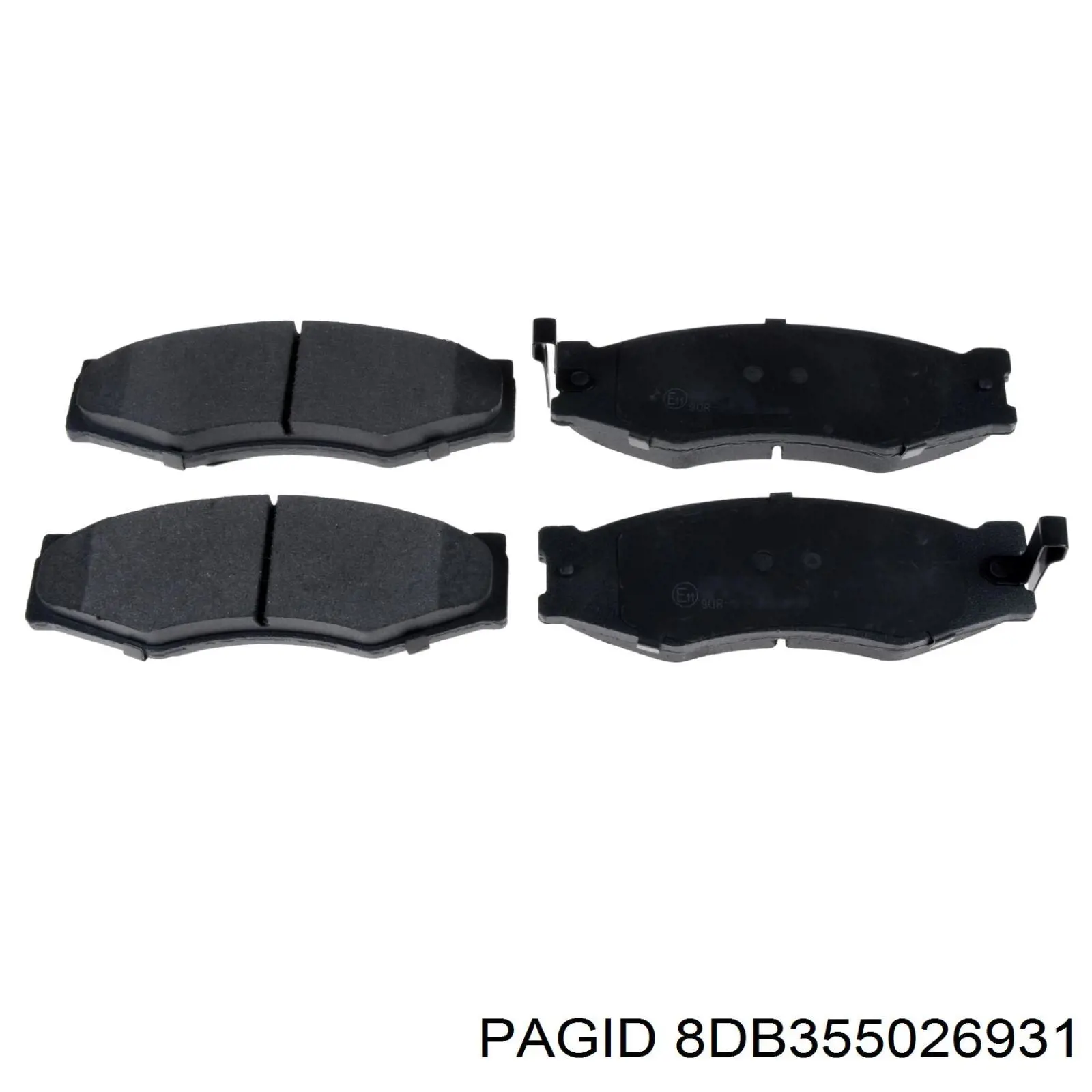 Pastillas de freno delanteras Nissan Terrano 1 WD21