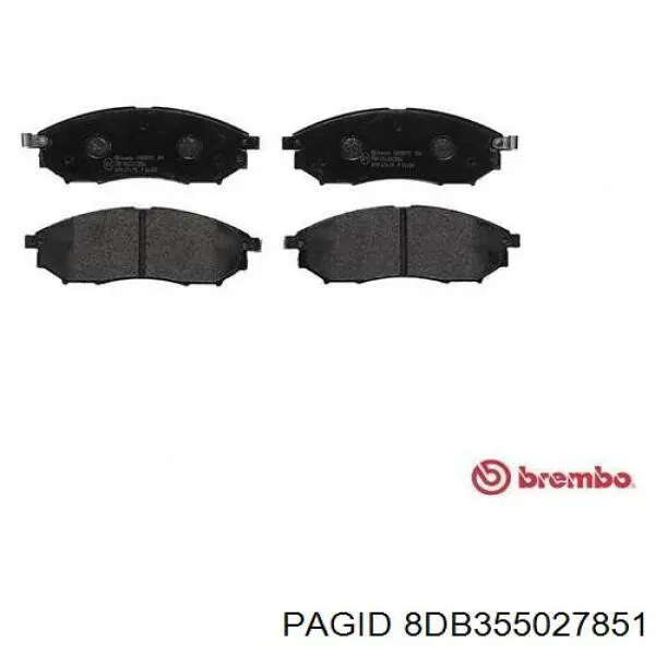 Pastillas de freno delanteras Nissan Navara D40M