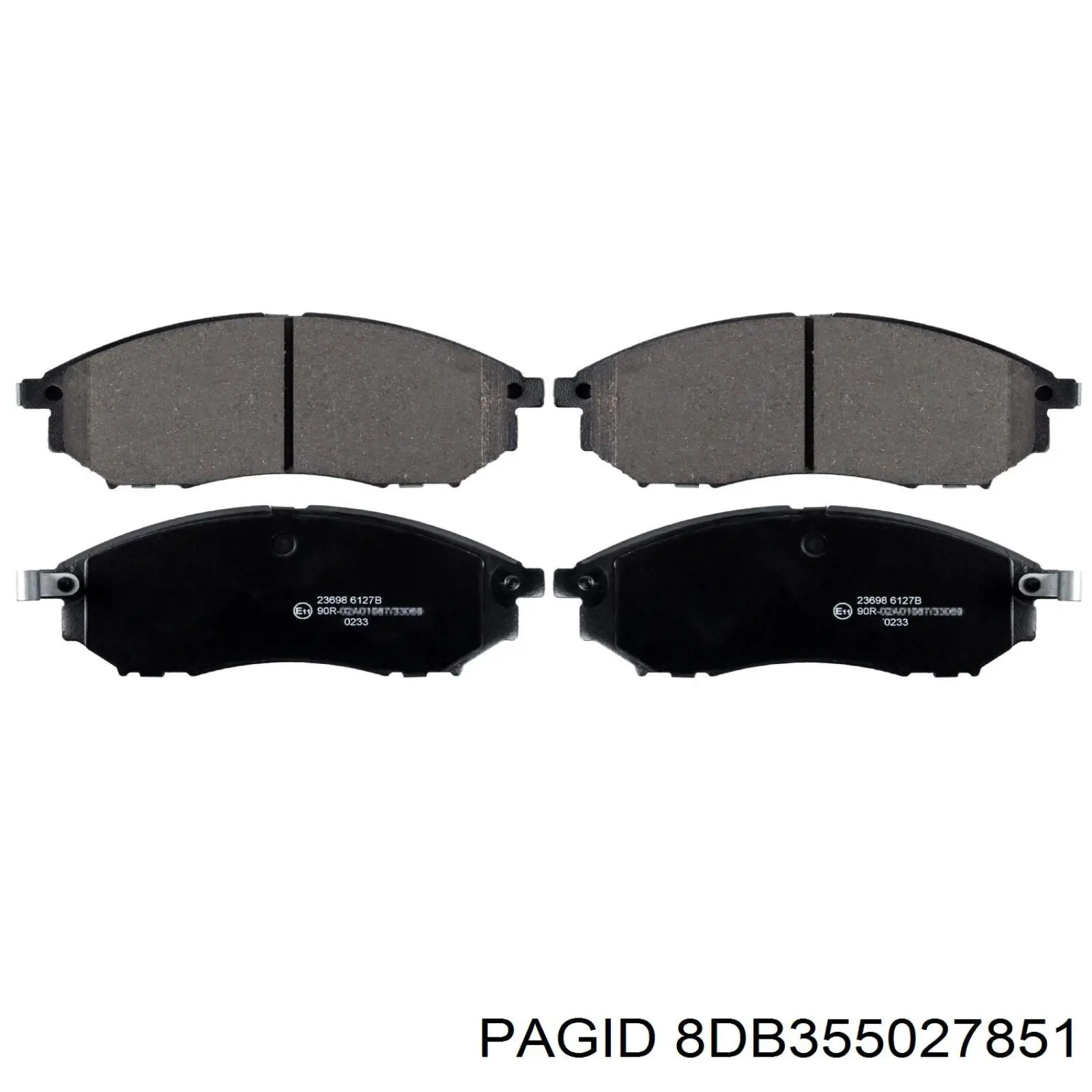 Pastillas de freno delanteras Nissan Navara D40M