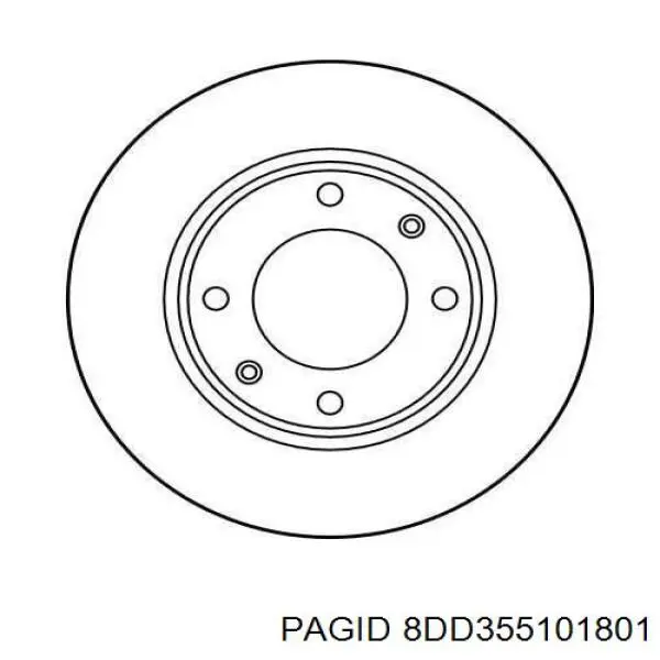 Freno de disco delantero Peugeot 205 1 741A, C