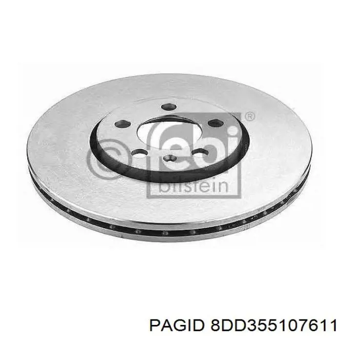 Freno de disco delantero Mercedes E C124