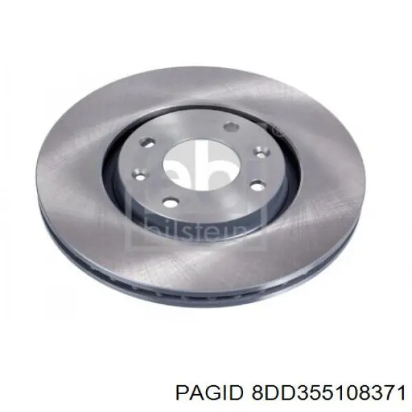 Freno de disco delantero Citroen C4 UD