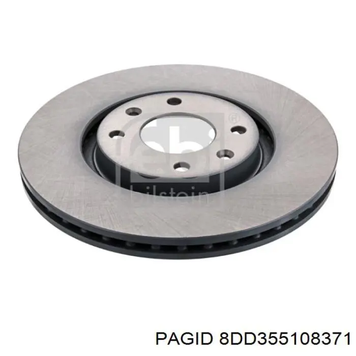 Freno de disco delantero Citroen C4 UD