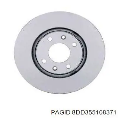 Freno de disco delantero Citroen C4 UD