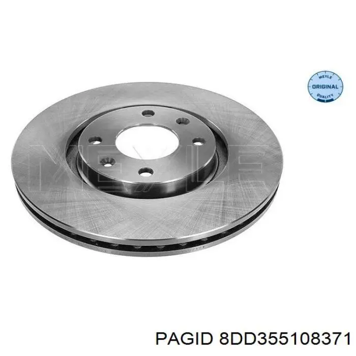 Freno de disco delantero Citroen C4 UD