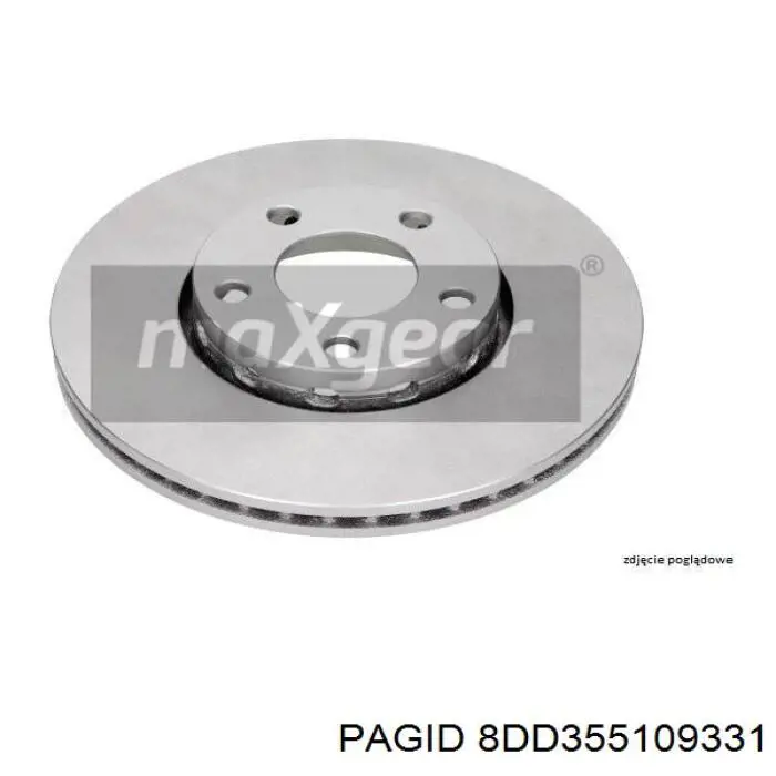 Freno de disco delantero Nissan Versa E12X