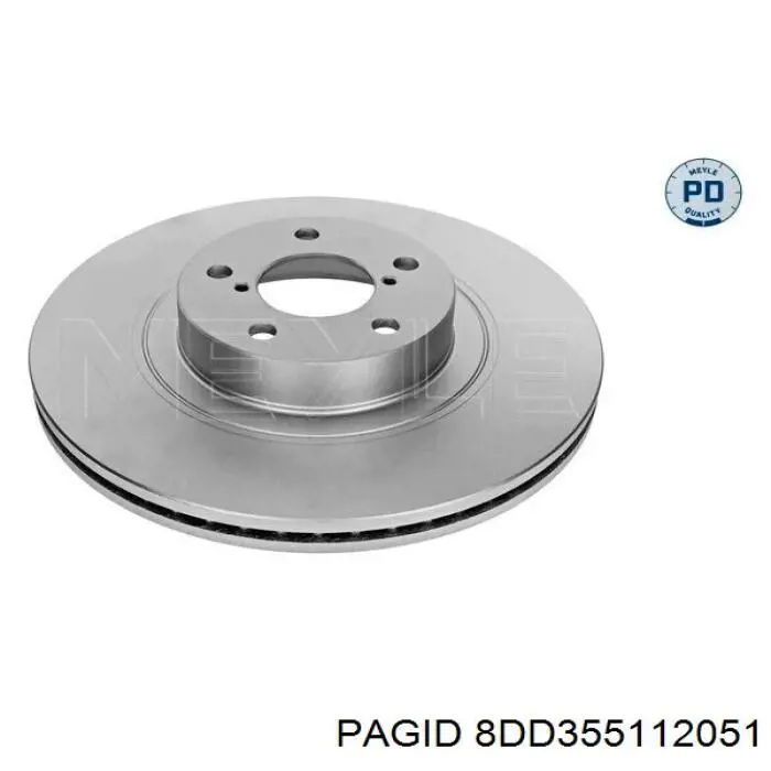 Freno de disco delantero Subaru Impreza 1 GC