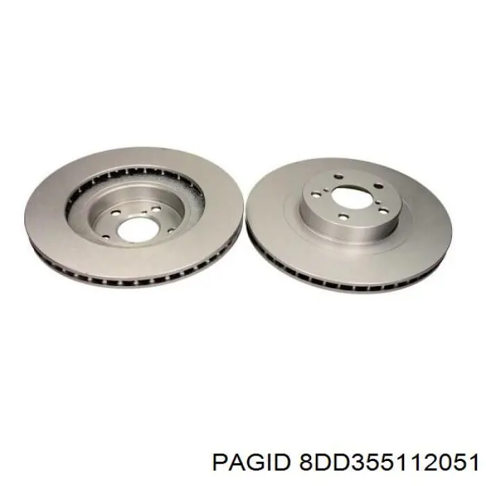 Freno de disco delantero Subaru Impreza 1 GC