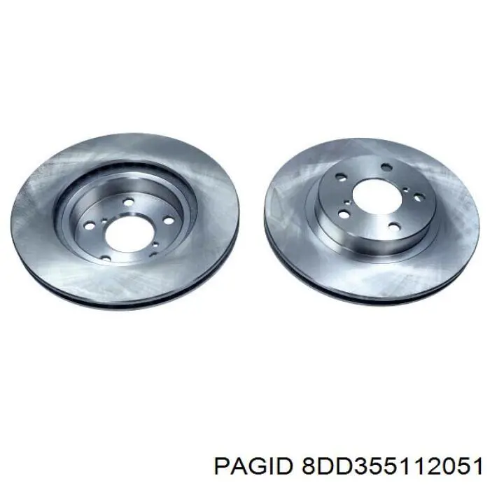 Freno de disco delantero Subaru Impreza 1 GC