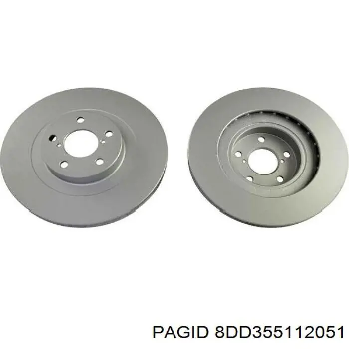 Freno de disco delantero Subaru Impreza 1 GC