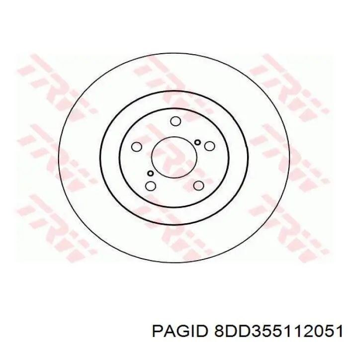 Freno de disco delantero Subaru Impreza 1 GC