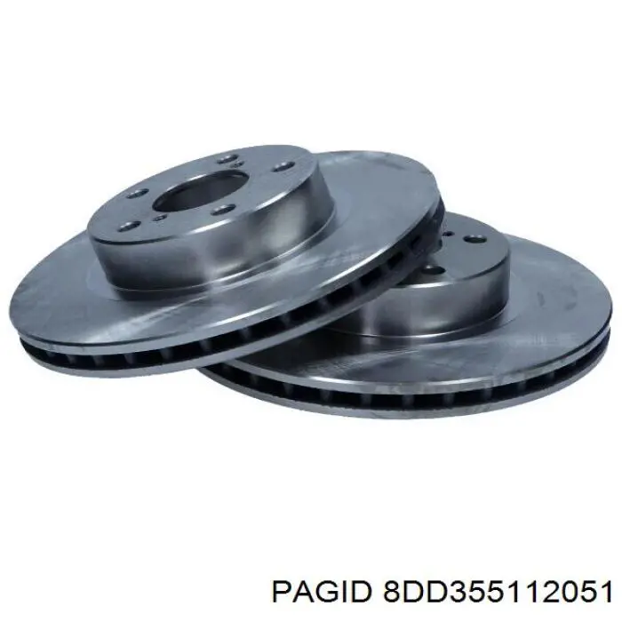 Freno de disco delantero Subaru Impreza 1 GC