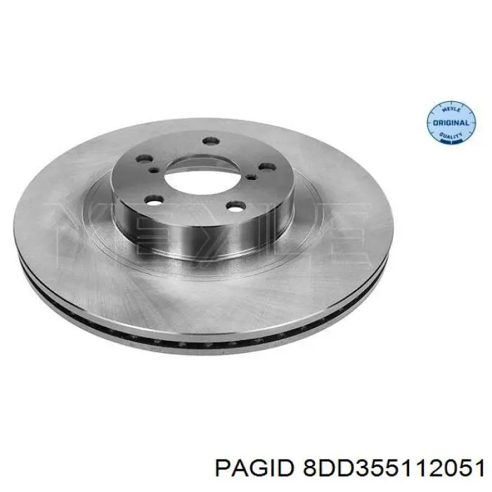 Freno de disco delantero Subaru Impreza 1 GC