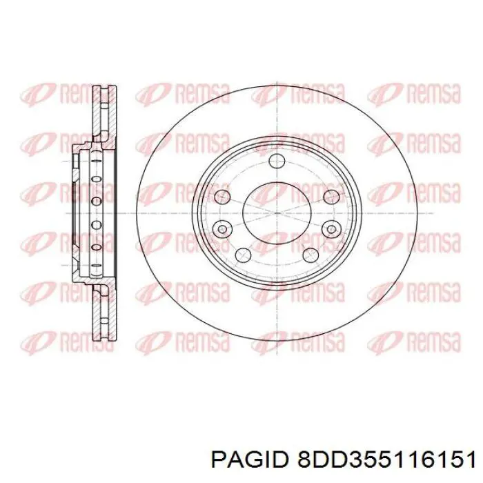 Freno de disco delantero Renault DUSTER 2 HM